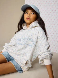 Next - Sweat à capuche (3-16 ans) Crème Ditsy Fleur Sale