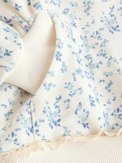 Next - Sweat à capuche (3-16 ans) Crème Ditsy Fleur Sale