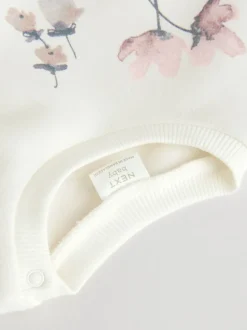 Next Crème fleuri - Ensemble Chandail et Survêtement bébé 2 Pièces (0mois-2ans)