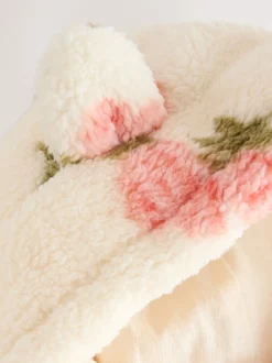 Next Crème, imprimé fleuri - Polaire zippée (3mois-7ans) Hot