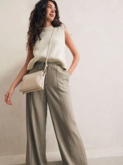 Next Crème ivoire - Sac à bandoulière en cuir Online