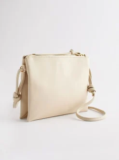 Next Crème ivoire - Sac à bandoulière en cuir Online