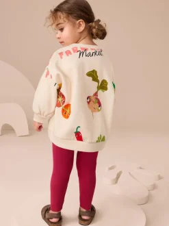 Next Crème Personnages légumes - Ensemble Sweatshirt et Leggings (3mths-7yrs) Sale