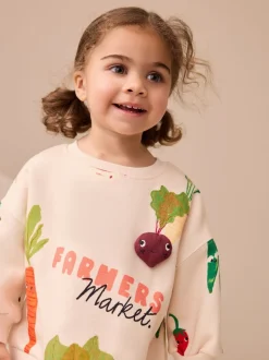 Next Crème Personnages légumes - Ensemble Sweatshirt et Leggings (3mths-7yrs) Sale