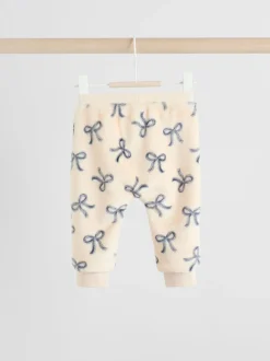 Next Crème/gris - Ensemble pull et pantalon en velours doux imprimé nœud (0mois-2ans) Best