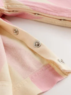 Next Crème/Rose Rayure - Ensemble Salopettes et Body BÉBÉ 2 Pieces (0mois-3ans) Discount