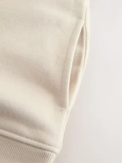 Next - Sweat à capuche adolescent imprimé graphique (3-16ans) Crâne de casque Beige Sable