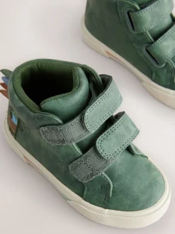 Next Crocodile vert - Bottines à fermeture scratch Clearance