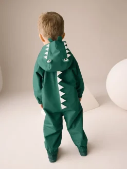 Next - Combinaison imperméable doublée de polaire (3mths-7yrs) Crocodile vert Online