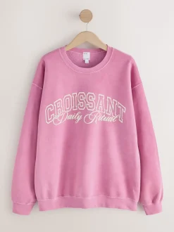 Next Croissant rose - sweat Discount