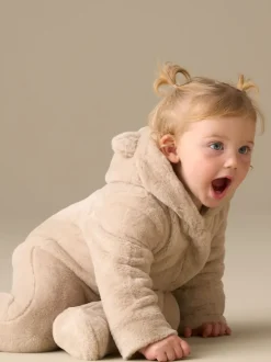 Angel & Rocket Écru - Pyjama en fausse fourrure Quinn Best