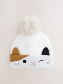 Next écru - Bonnet à pompon Squishmallow Cat 3D (5-13ans) Outlet