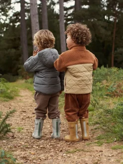 KIDLY by MORI Écru - Bottes de bien-être doublées en coton Sale