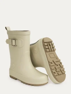 KIDLY by MORI Écru - Bottes de bien-être doublées en coton New