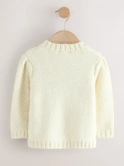 Next écru - Cardigan à fleurs brodées (3mois-10ans) Best