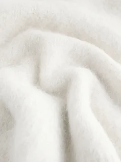 Next écru - Cardigan à nœud en velours tricoté avec laine Hot