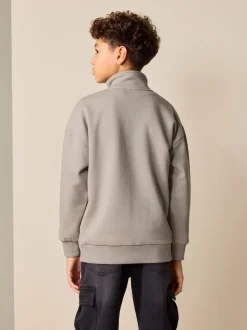 Next Écru - Chandail zippé à Col cheminée (3-16ans) Discount