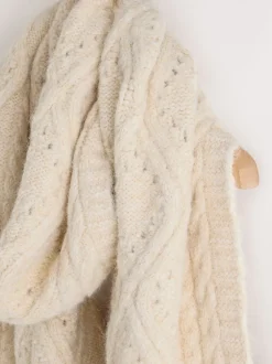 Next écru - Écharpe douillette en Torsade Hot