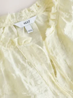 Next écru - Chemisier Tufty en jacquard à manches longues Hot