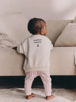 Next écru - Ensemble 2 Pieces pour Sweat-shirt et Leggings BÉBÉ (0mois-2ans) Outlet