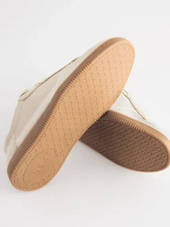 Next - Formateurs lacets Écru Clearance