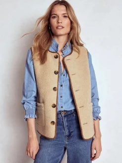 Boden Écru - Gilet Clerkenwell Réversible Hot