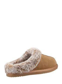 Hush Puppies Écru - Amara Chaussons d'hiver doublés de fausse fourrure Outlet