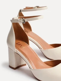 Linzi Écru - Sydney talons de cour à bout carré Clearance