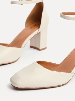 Linzi Écru - Sydney talons de cour à bout carré Clearance