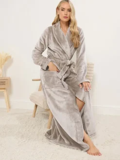 Long Tall Sally Écru - Peignoir châle Super Luxe Maxi Best