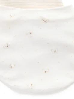 Purebaby Écru - Lot de 2 bavoirs Essential Dribble Hot