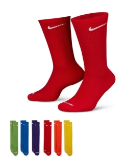 Nike - Lot de chaussettes d'entraînement Everyday Plus Cushioned Crew 6 (0) Écru Clearance