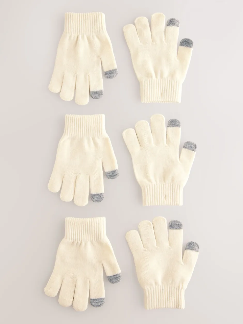 Next écru - Magic Gants 3 Lot (3-16yrs) Outlet