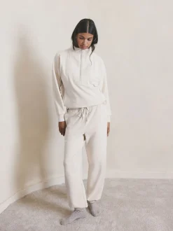 Next écru - Pantalon de jogging en polaire Outlet