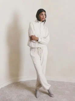 Next écru - Pantalon de jogging en polaire Outlet