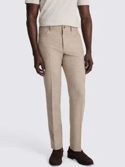 MOSS Écru - Pantalon à 5 poches Discount