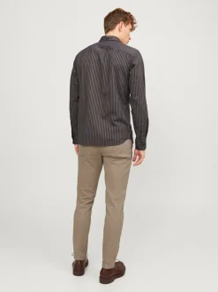 JACK & JONES Écru - Pantalons chino slim/coupe slim Discount