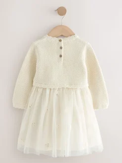 Next écru - Robe d’occasion (3mois-10ans) Discount