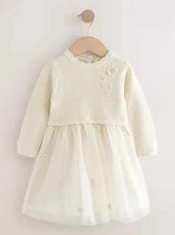Next écru - Robe d’occasion (3mois-10ans) Discount