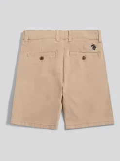U.S. Polo Assn - Short chino classique US Polo Assn Écru