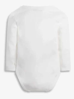 The Little Tailor Écru - Ensemble salopette et body en polaire sherpa épaisse bébé