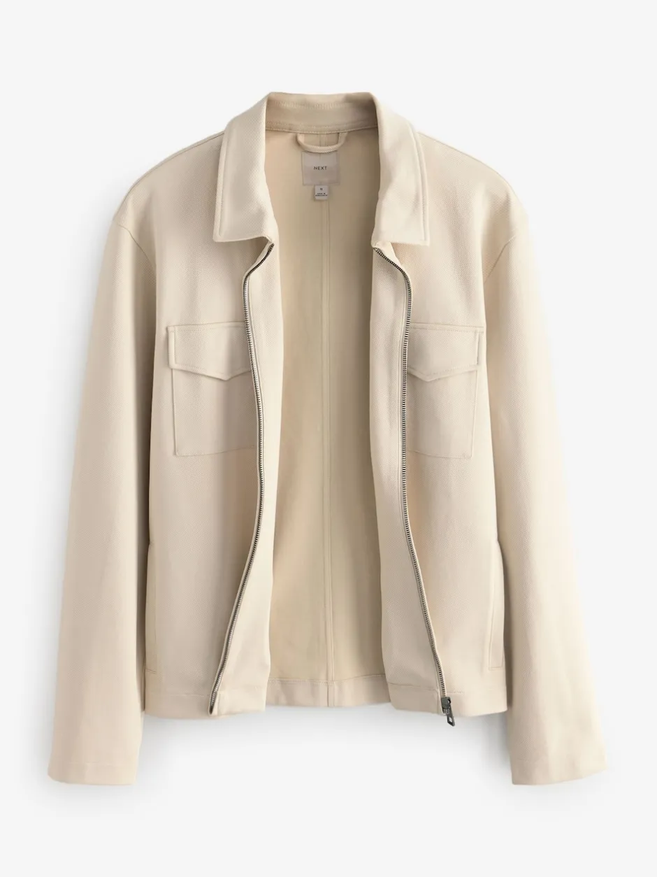 Next écru - Veste Jersey Discount