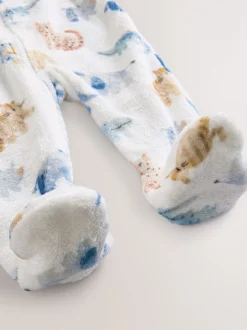 Next Écru imprimé safari - Dors-bien bébé pour polaire Clearance