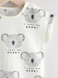 Next Écru J’aime mon papa - Barboteuse bébé Discount