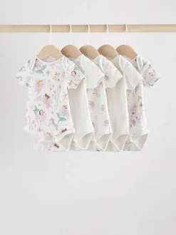 Next Écru motif fée - Bodysuits Manches courtes 5 Pack Online