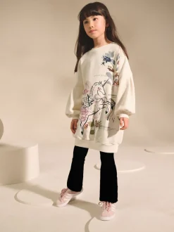 Next - Robe-chaussette (3-16ans) Écru motif licorne Online
