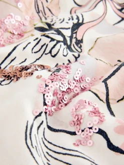 Next - Robe-chaussette (3-16ans) Écru motif licorne Online