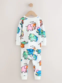 Next Écru/bleu/rose éléphant - Pyjama Loros simple (9mois-8ans) Best