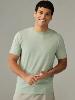 Next - Ajustement régulier - Lot de t-shirts essentiels en coton 6 Écru/Bleu/Vert/Neutre Mushroom/Gris/Pierre New