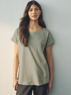 Next Écru/Taupe/Brown/Bleu/Jaune - Lot de 5 T-shirts à mancherons Best